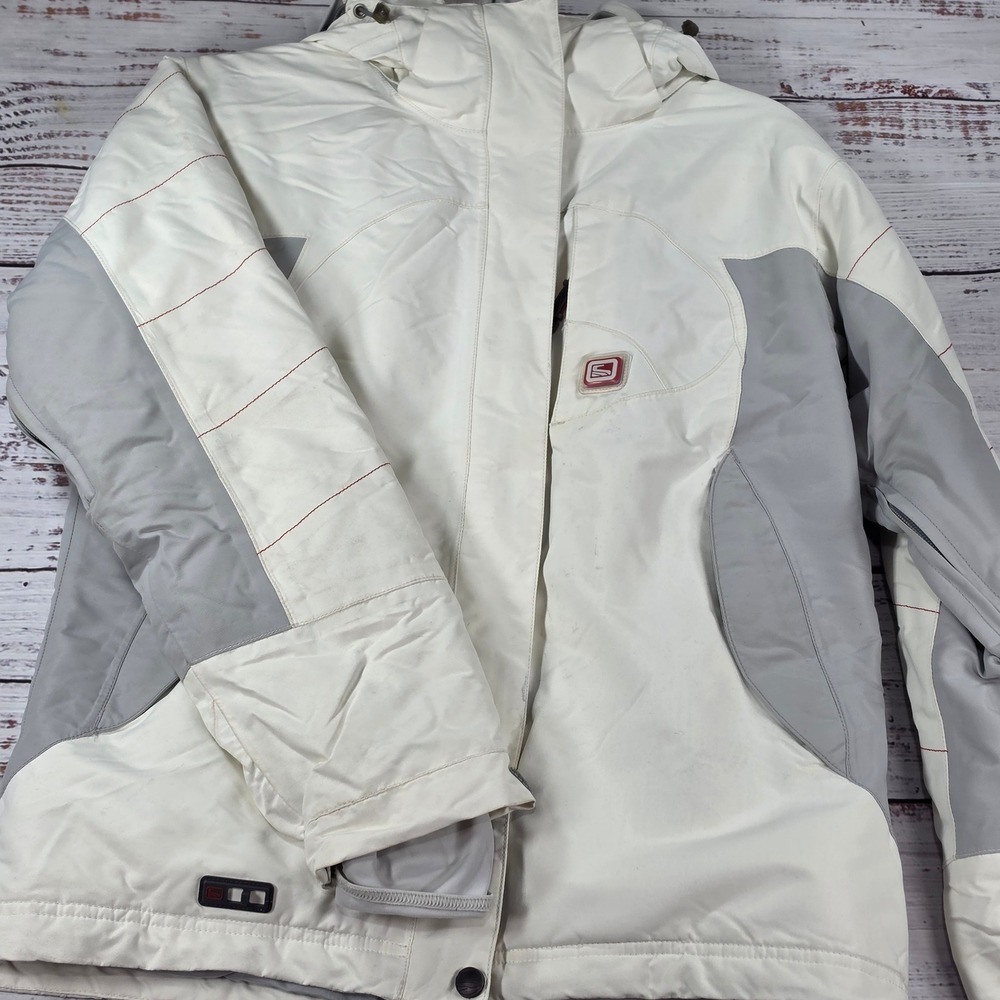 Scott USA Ski Coat Womens Medium White Good All-Mountain Winter Sports Outdoor